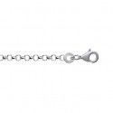 Chaîne argent 925/000 maille jaseron allégée