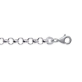 Bracelet argent 925/000 maille jaseron allégée