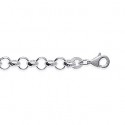 Bracelet argent 925/000 maille jaseron allégée