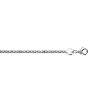 Chaîne argent 925/000 maille corde ronde 