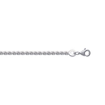 Bracelet argent 925/000 maille corde ronde