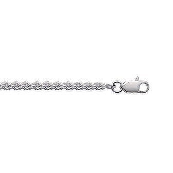 Bracelet argent 925/000 maille corde ronde 