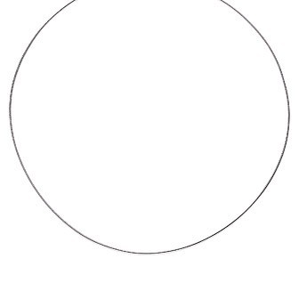 Collier argent 925/000 maille oméga ronde 1A7100