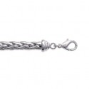 Bracelet argent 925/000 rhodiée mixte