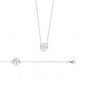 Bracelet/collier argent 925/000 rhodiée