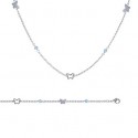 Collier argent 925/000 cristal