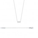 Bracelet/collier argent 925/000 rhodiée femme oz