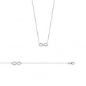 Bracelet/collier argent 925/000 rhodiée femme oz