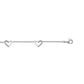 Bracelet argent 925/000 rhodiée femme oz