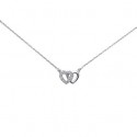 Collier argent 925/000 rhodiée oz 