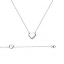 Bracelet/collier argent 925/000 rhodiée femme oz
