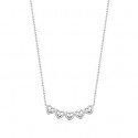 Collier argent 925/000 rhodiée oz micro serti