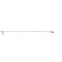 Chaîne cheville argent 925/000 rhodiée oz