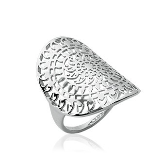 Bague argent 925/000 rhodiée
