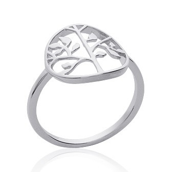 Bague argent 925/000 rhodiée