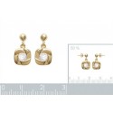 Boucles d'oreilles plaqué or 750/000 3 microns oz