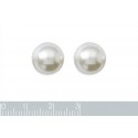 Boucles d'oreilles plaqué or 750/000 3 microns imitation perles