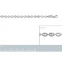 Bracelet argent 925/000 grains de café 