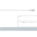 Chaîne argent 925/000 réglable 2 Rangs 