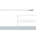 Chaîne argent 925/000 2 rangs réglable