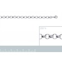 Bracelet argent 925/000 maille jaseron allégée