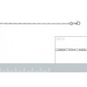 Chaîne argent 925/000 maille figaro diamantée 2 maillons 4 faces