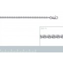 Bracelet argent 925/000 maille corde ronde 