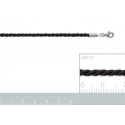 Cordon argent 925/000 torsadé 