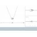 Bracelet argent 925/000 rhodiée femme