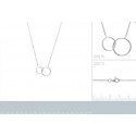 Collier argent 925/000 rhodiée