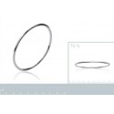 Jonc argent 925/000 femme