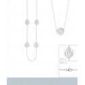 Bracelet/collier/sautoir argent 925/000 rhodiée