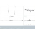 Bracelet argent 925/000 rhodiée 
