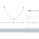 Collier argent 925/000 cristal