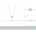 Bracelet argent 925/000 rhodiée femme