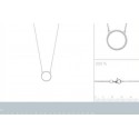 Collier argent 925/000 rhodiée oz 