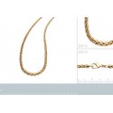 Collier plaqué-or 750/000 3 microns fait main