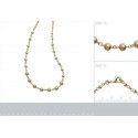 Collier plaqué-or 750/000 3 microns