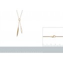 Collier plaqué-or 750/000 3 microns