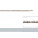 Bracelet plaqué-or 750/000 3 microns oz