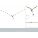 Collier plaqué-or 750/000 3 microns oz