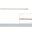 Bracelet plaqué-or bicolore 750/000 3 microns oz