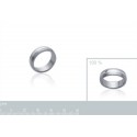 Bague alliance homme acier 316 L