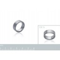 Bague alliance homme acier 316 L