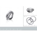 Bague femme acier 316 L