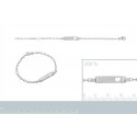 Bracelet gourmette argent 925/000 enfant