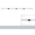 Bracelet argent 925/000 email