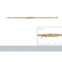 Bracelet plaqué-or 750/000 3 microns