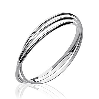 Jonc argent 925/000 rhodiée 705FG666