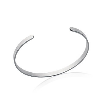 Jonc argent 925/000 rhodiée 721FG456